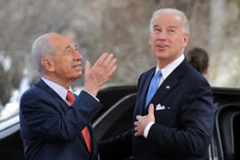 Biden and Peres
