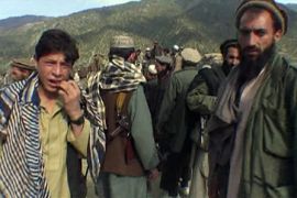 Taliban fighters in Korengal valley