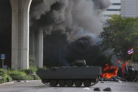 bangkok protests military offensive