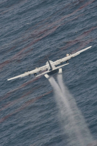 Oil Spill Hercules Plane