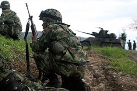 colombia troops farc rebels