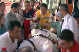 Gaza convoy - Turkish wounded activists