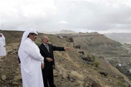 Emir of Qatar and Yemen president