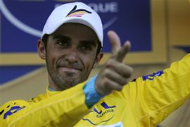 Alberto Contador French tour de france