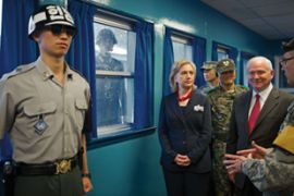 Clinton and Gates at the DMZ
