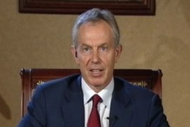 Tony Blair interview with al Jazeera