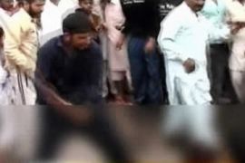 Pakistan lynch mob screen shot