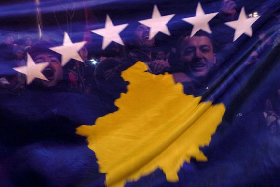 kosovo independence new flag