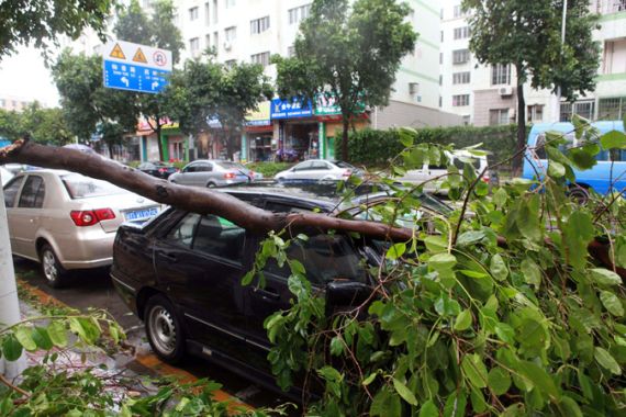 China typhoon