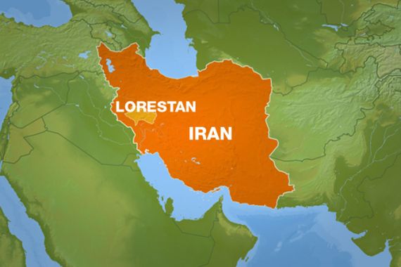 Map Iran Lorestan