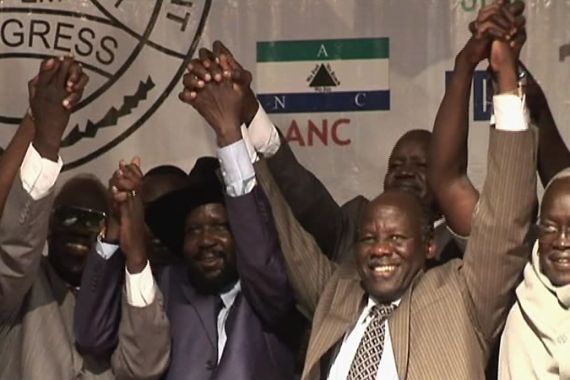 South Sudan leaders unite ahead of independence referendum