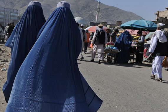 Afghan women in Kabul
