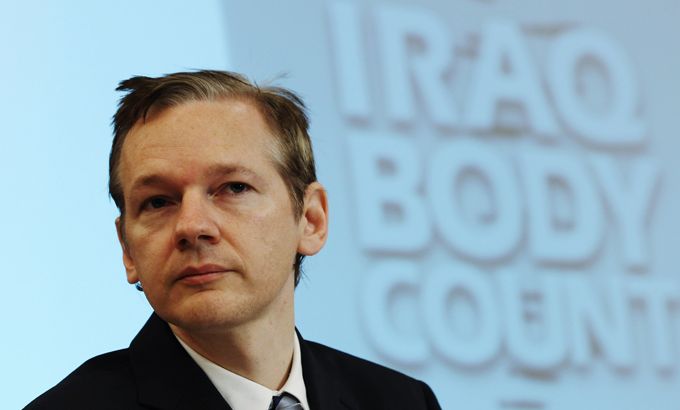 Wikileaks Founder Julian Assange Holds Press Conference