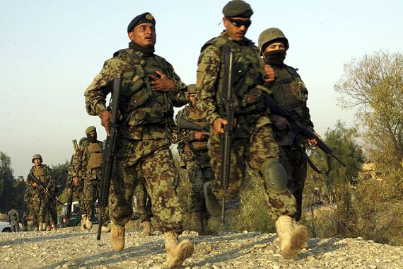 Afghan army response