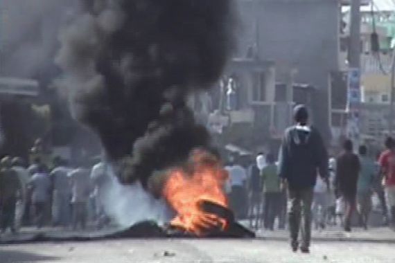 Violent protest in Haiti against UN peacekeepers