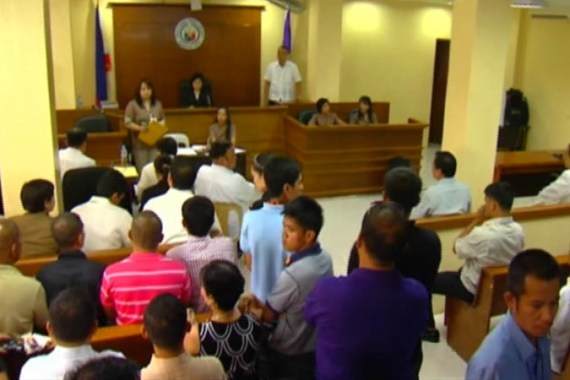 Alleged perpetrators are in custody to face trial for the killings in Philippines massacre