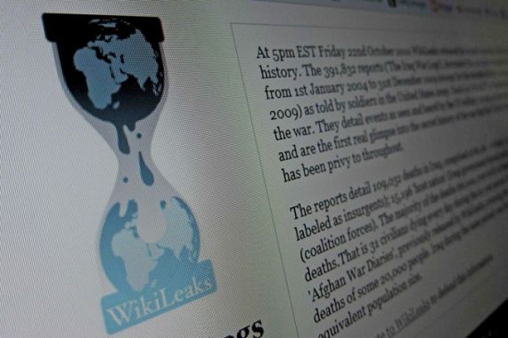 Wikileaks page