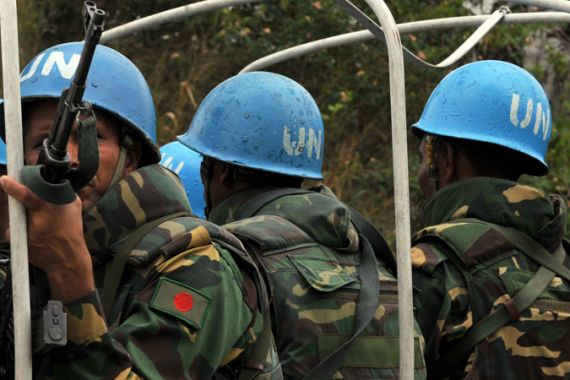 UN peacekeepters in Ivory Coast