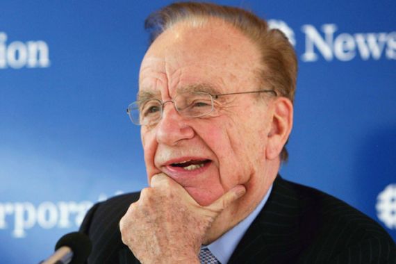 The Chairman and CEO of News Corporation, Rupert Murdoch,