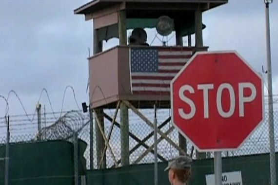 Guantanamo STOP sign