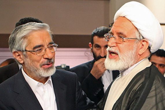 Iran mousavi and karroubi