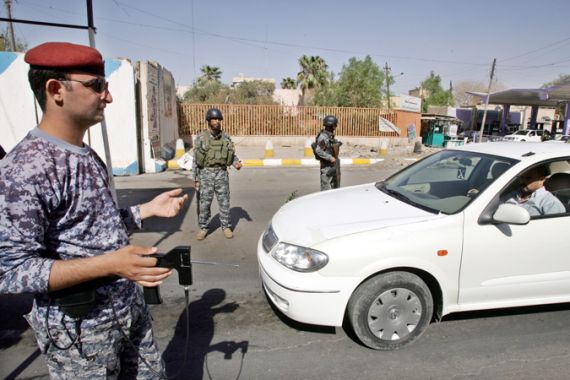 iraq checkpoints baghdad
