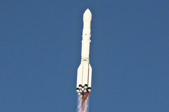 Russian satellites launched from Kazakhstan