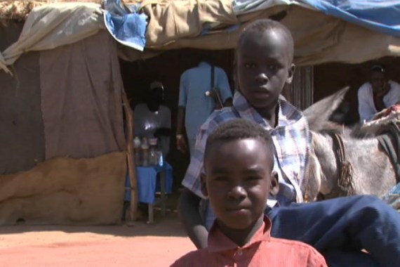 Darfur refugees caught up in conflict