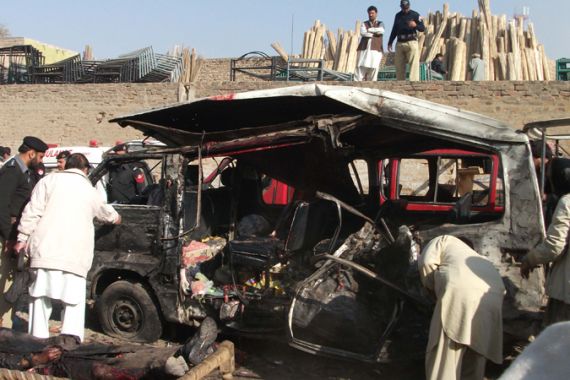 suicide bombing in Kohat, Pakistan