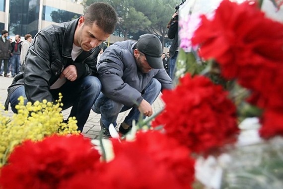 albania mourning