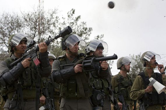 israel security military bilin protest