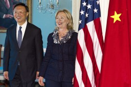 Clinton and Yang Jiechi
