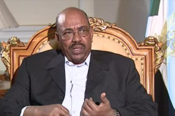 Omar al-Bashir taken from SOT