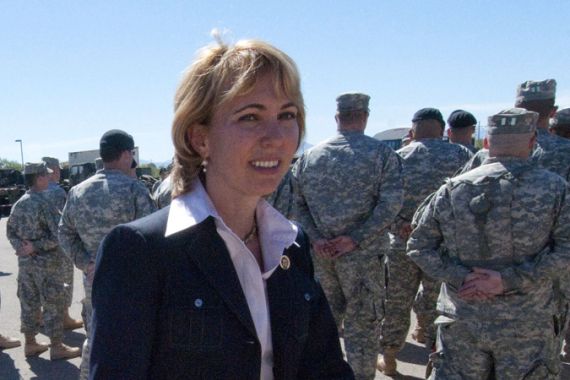 Gabrielle Giffords US Democrat shot in Arizona