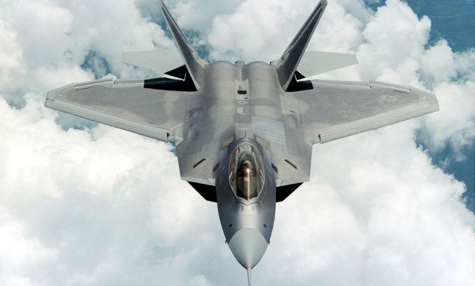 Air Force launches F-22 Raptor