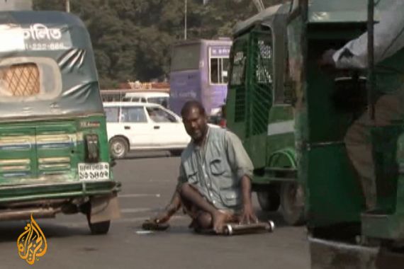 Dhaka beggar still