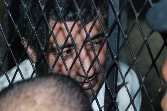 Ahmed Ezz behind bars