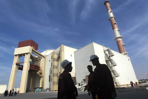 Iran Bushehr reactor file pic