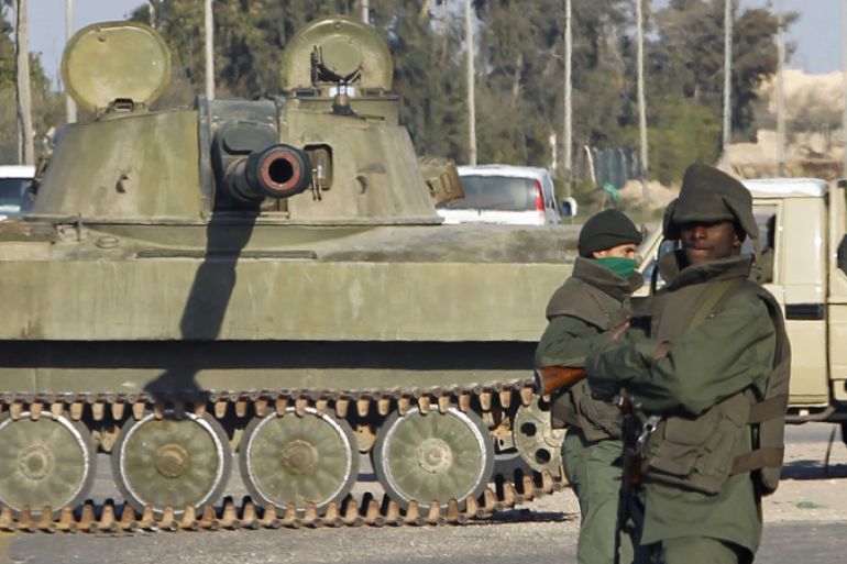 Libyan government forces