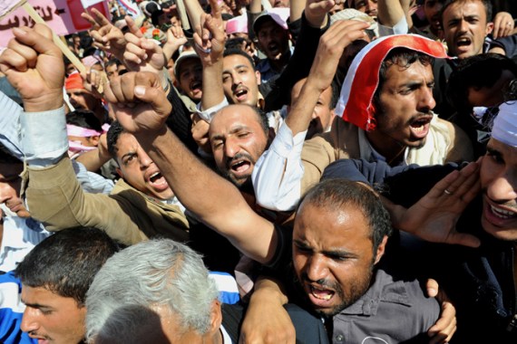 Protesters take to streets in Yemen