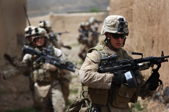 Marines patrol Helmand, for "kill squad" Spiegel story