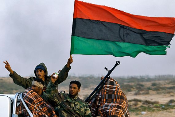 Libya rebels - Brega