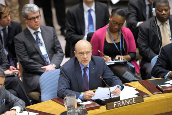 France UN meeting