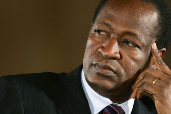 President of Burkina-Faso, Blaise Compaore