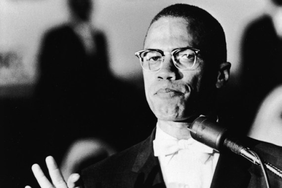 Malcolm X - pic used for Riz Khan episode