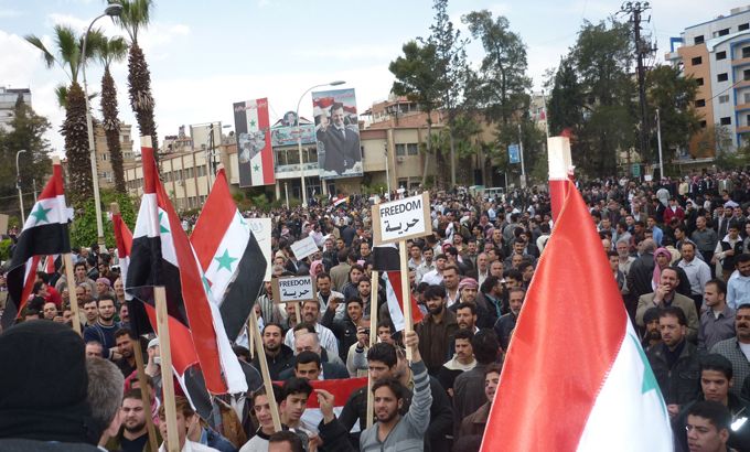 syria protests