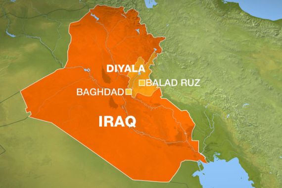 Map Iraq Diyala balad ruz