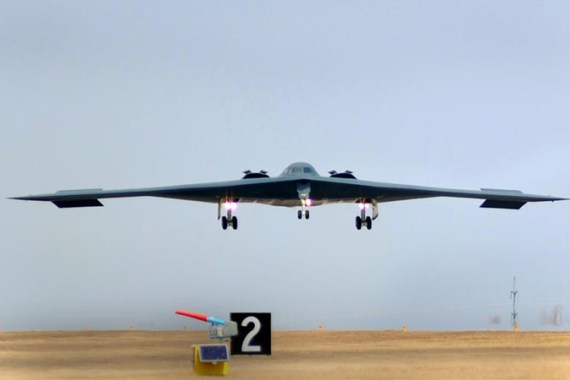 b-2 bomber enforcing no-fly zone over Libya - falk piece