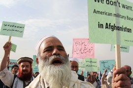 Afghans protesting pastor jones