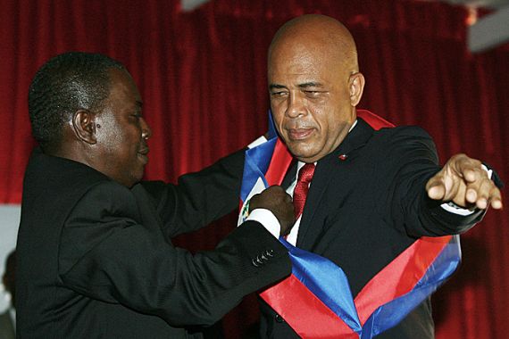 New Haitian President Michel Martelly, inauguration